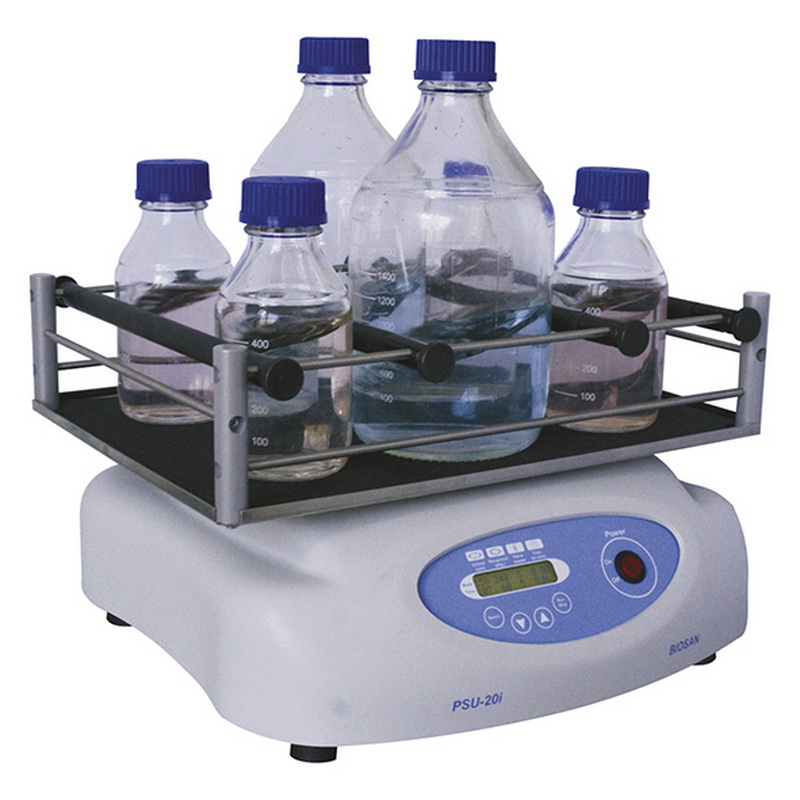 Biosan PSU-20i orbital shaker for Petri dishes, tubes, flasks and bottles